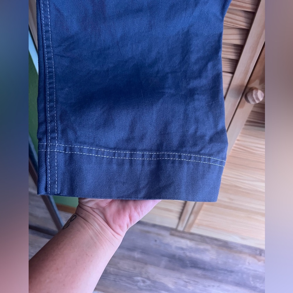Old Navy Women's Wide Leg Utility Pants in Slate Blue/Wintery Waters Size 4 - Picture 8 of 14